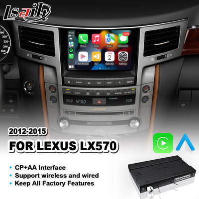 무선 안드로이드 오토와 2012-2015 렉서스 LX570 LX를 위한 라이세일트 카플레이 인터페이스